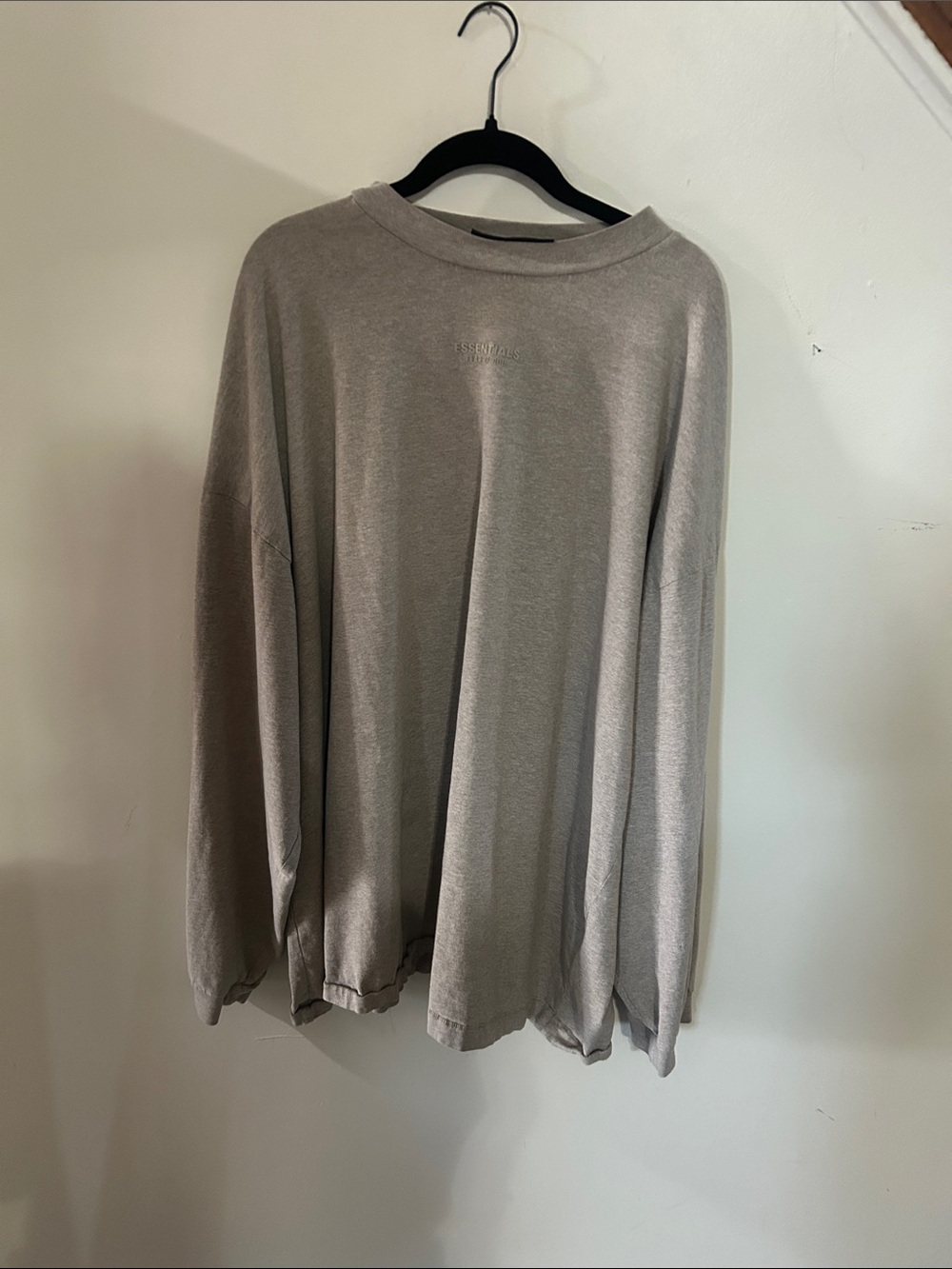 Essentials Crewneck Sweater in Taupe